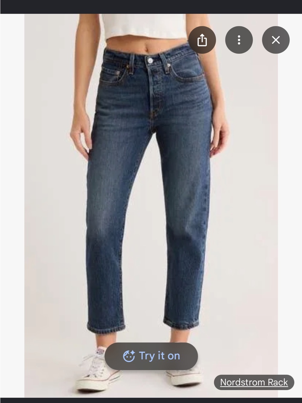 Levi’s 501 cropped jeans